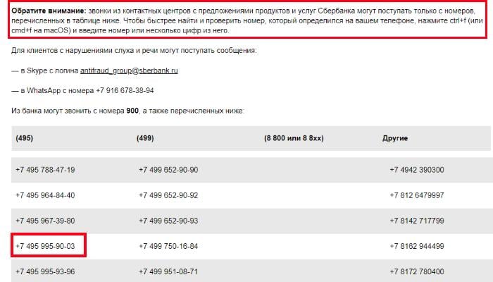 Sberbank के फ़ोन