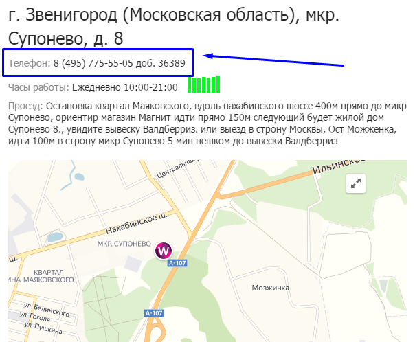 Zvenigorod में मुद्दे के बारे में जानकारी
