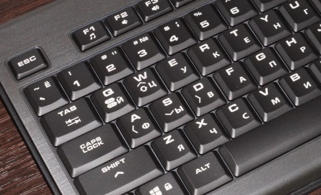 F (N) कीबोर्ड पर कुंजियाँ